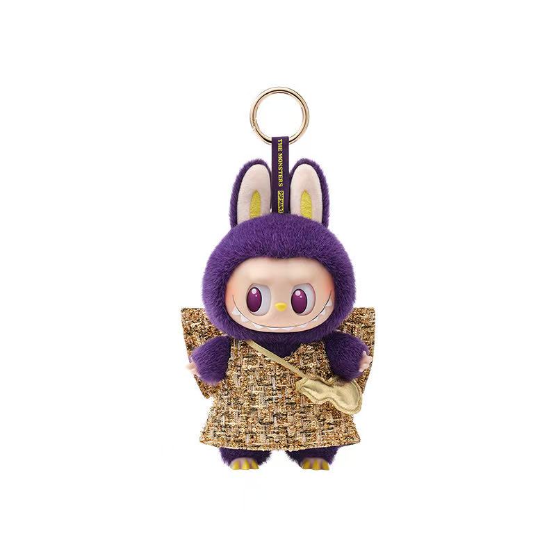 POP MART LABUBU x PRONOUNCE - WINGS OF FORTUNE Purple Cool Hanging Card 17.5cm