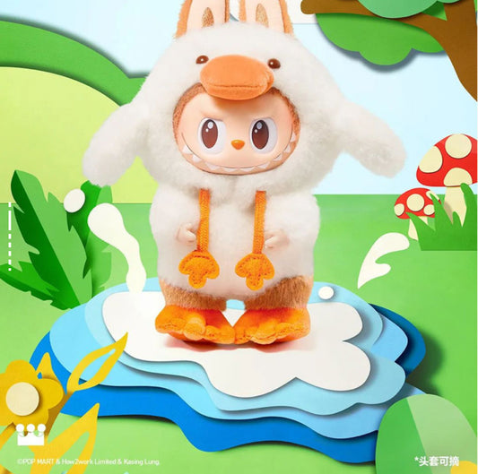Pop Mart LABUBU THE MONSTERS Forest Fairy Tale Series Rubberized plushie, hanging card