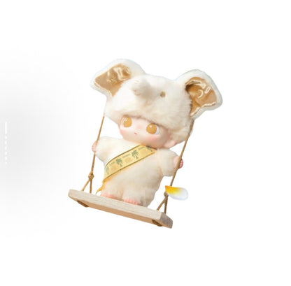 POP MART Dimoo, a trendy plush toy, offers companionship and comfort.