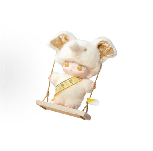 POP MART Dimoo, a trendy plush toy, offers companionship and comfort.